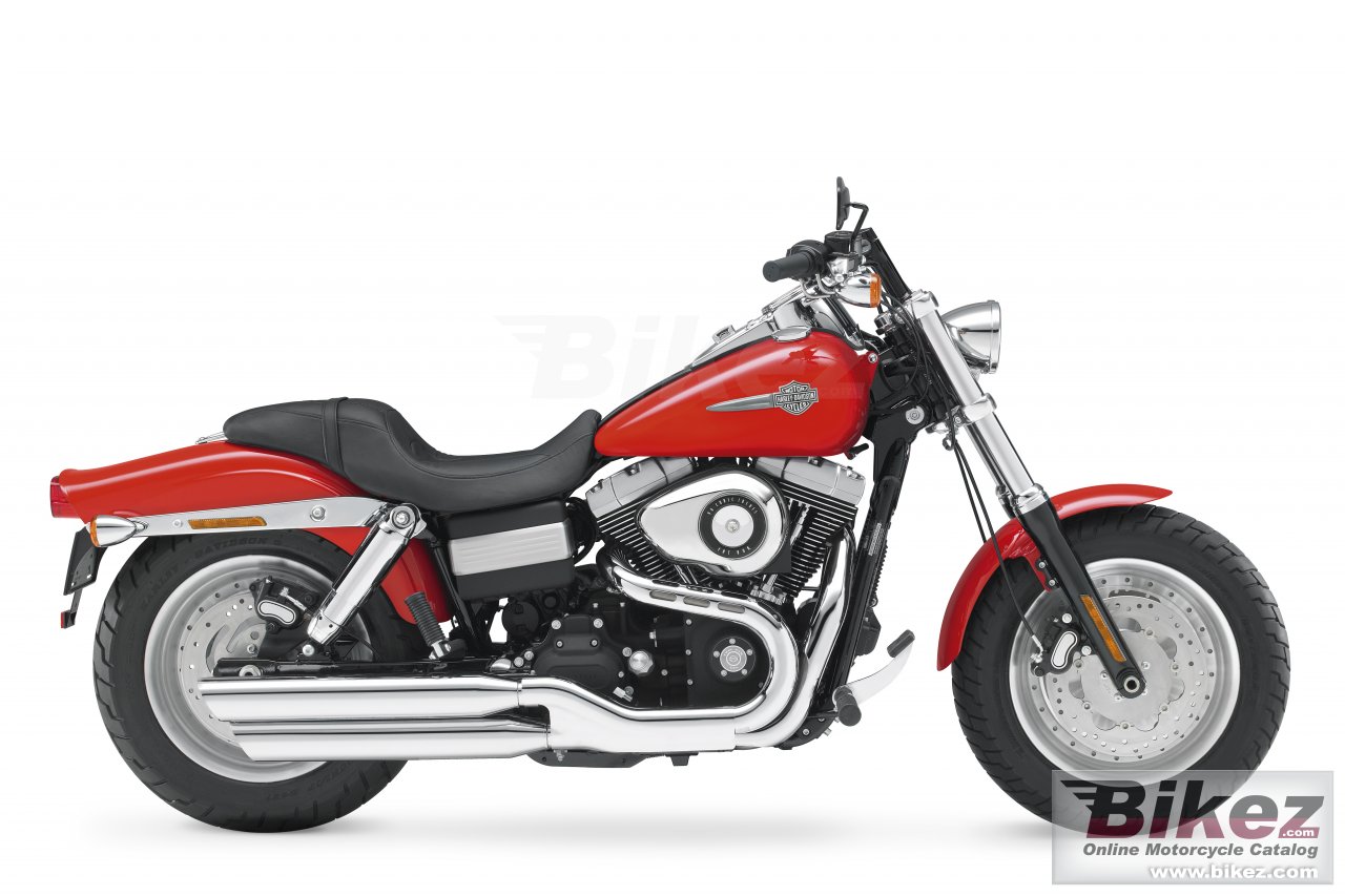 Big Harley-Davidson fxdf fat bob picture and wallpaper from Bikez.com